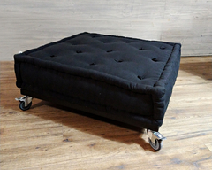Colchón tatami cuadrado puff artesanal sustentable - FENIX manufactura de muebles