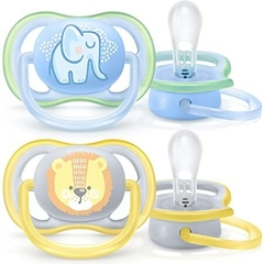 Chupetes x 2 unid AVENT 0 a 6 MESES - ULTRA AIR - AVENT - tienda online