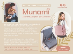 Silla De Comer Transportable Para Bebes Plegable - MUNAMI en internet