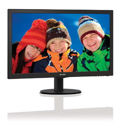 Monitor Philips V 243V5LHSB LCD 23.6" negro 110V/220V - comprar online