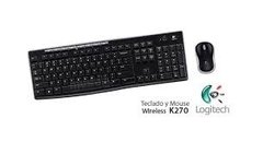 Teclado+Mouse Logitech Wir MK270 Blk 920-004432 - comprar online