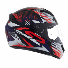 CASCOS LS2 352 ROOKIE INFINITE - BLANCO AZUL ROJO - tienda online