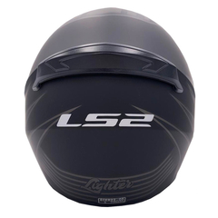 CASCOS LS2 352 ROOKIE LIGHTER - NEGRO GRIS MATTE en internet