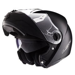 CASCO LS2 370 EASY - Rebatible Modular - NEGRO BRILLO - comprar online