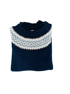 Sweater Tejido Petite Azul