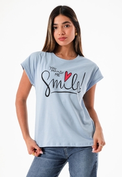 Remera MC Alg. - SMILE - comprar online