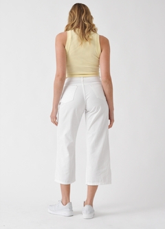 Wide Leg CROP - BLANCO - comprar online