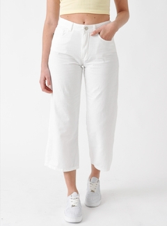 Wide Leg CROP - BLANCO en internet