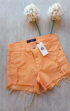 Short de Jeans Color con roturas