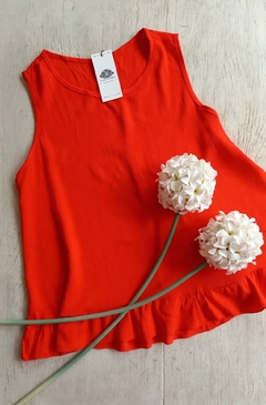 Blusa de Lino con Spandex - MIMA