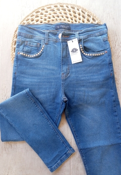 Jeans Skinny Tachas Bolsillo - 183 - comprar online