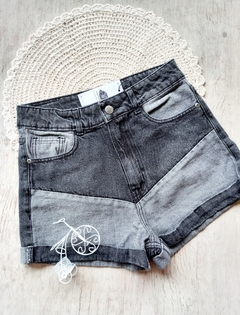 Short Jeans Mom - NEGRO