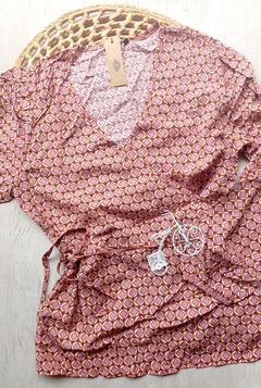 Blusa de Fibrana con Seda - DAISY - tienda online