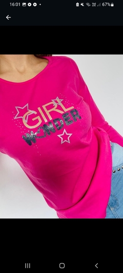 Remera ML ALGODON - GIRL WONDER en internet