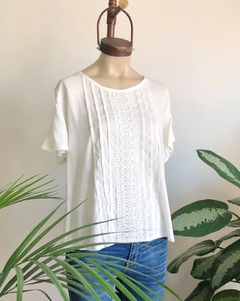 Blusa de Lino con Alforzas - ROMA