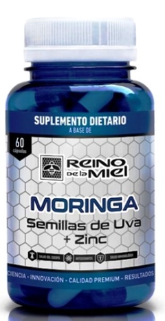 Moringa + Semillas de Uva + Zinc - Reino de la Miel - comprar online