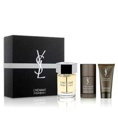 L'HOMME de YVES SAINT LAURENT EDT x 100 ml + Gel de Ducha + Desodorante - tienda online