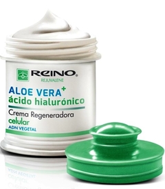 Rejuvalene Crema Regeneradora Celular Aloe Vera + Ácido Hialurónico - Reino