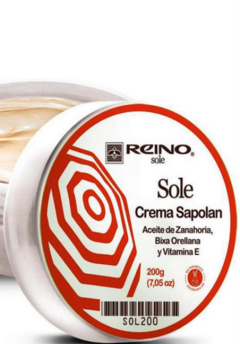 Sole Crema Sapolán con Aceite de Zanahoria, Bixa Orellana y Vitamina E - Reino - comprar online