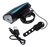 LUZ LED DELANTERA BICICLETA USB CON BOCINA 250 LUMENS - Estrella Bike Store