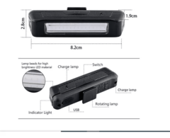 Luz Trasera Van Halen 80 Lumens USB Van 029 - tienda online