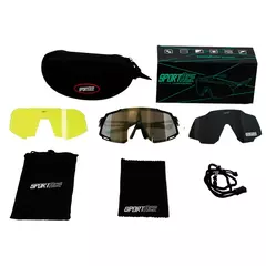 Lentes Ciclismo Sportace Polarizado Gafas Cristal intercambiable