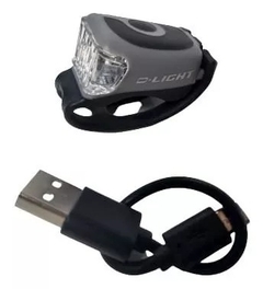 Luz Led Delantera Bicicleta D-light Usb Silicona Cg-213w - comprar online