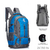 Mochila Para Camping Alpine Skate de 45 L. Color Gris y Azul (552004)