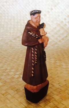 Escultura de Santo Antonio em Madeira - Arte Sacra - buy online