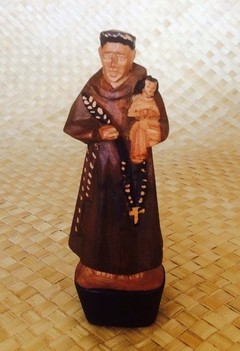 Escultura de Santo Antonio em Madeira - Arte Sacra