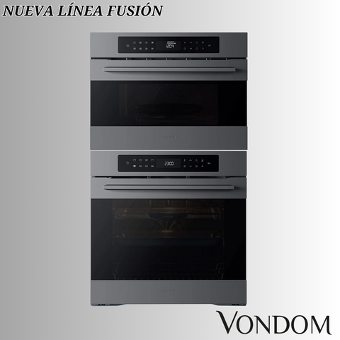 COMBO HORNO ELECTRICO VONDOM TNC60MIBS + MICROONDAS EMP. HM60MIBS ( 1845-7630 )