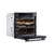 COMBO HORNO ELECTRICO VONDOM TNC60MIBS + MICROONDAS EMP. HM60MIBS ( 1845-7630 ) en internet