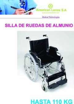 Silla De Ruedas De Aluminio