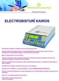 Electrobisturi Kairos