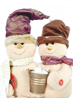 2772 - CASAL SNOW MUS C/MOV TC CRM 25X25CM - loja online