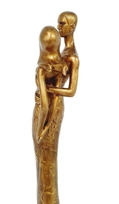 3010 - ESTATUETA CASAL 40CM - GOLD - comprar online