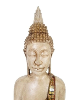 3010 - BUDHA TAILANDES C/APLIC VDR 82,5CM - NEW na internet