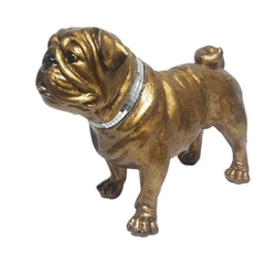 3011 - ESTATUETA DOG LUXO PINT GOLD 40CM - comprar online