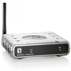 Roteador Banda Larga Wireless Wbr - 3408 54 Mbps (802.11g) com Switch 4 Portas - Level One - comprar online