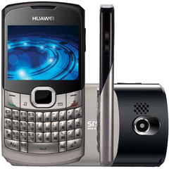 Celular Desbloqueado Huawei U6150 Prata com Teclado QWERTY, 3G, Câmera 2.0MP, Bluetooth, MP3 Player e Rádio FM