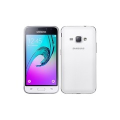 Smartphone Samsung Galaxy J1 2016 Duos Branco com Dual chip, Tela 4.5", 3G, Câm.de 5MP e Frontal de 2MP, Android 5.1 e Processador QuadCore de 1.2 GHz - comprar online
