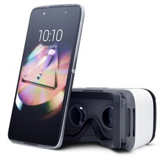 Smartphone Idol4 + Óculos VR, 4G Preto e Dourado - Alcatel