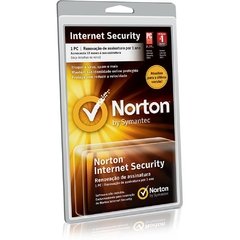 Cartão de Renovação do Norton Antivirus - 1 Usuário