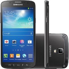 Celular Desbloqueado Samsung Galaxy S4 Active 4G GT-I9295 Preto Com Tela 5", Android 4.2, Wi-Fi, 4G, GPS, Câmera 8MP E Processador Quad Core De 1.9GHz
