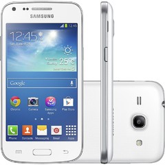 Smartphone Samsung Galaxy Core Plus Branco com Tela 4.3", TV Digital SM-G3502T, Dual Chip, Android 4.3, Processador Dual Core 1.2 Ghz e Câmera de 5MP