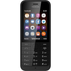 Celular Dual Chip Nokia Asha 220 Desbloqueado Preto 2MP 2G Cartão de Memória até 32GB - comprar online