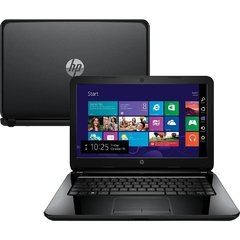Notebook HP 14-R051br Preto, 4ª Geração Processador Intel® Core(TM) i3-4005U, 4Gb, HD 500Gb, 14" W8.1