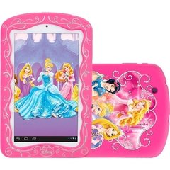 Tablet Tectoy Princesas 2 Tt-5300I Rosa, Tela 7" Wi-Fi, Android 4.2, 8Gb, Dual Core, Câmera 2Mp