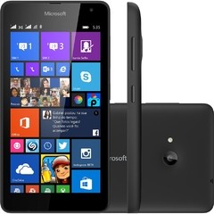 Smartphone Microsoft Lumia 535 Dual Chip Windows Phone 8.1 Tela 5" 8GB 3G Wi-Fi Câmera 5MP PRETO