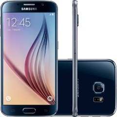 Smartphone Samsung Galaxy S6 SM-G920 PRETO Tela 5.1", Android 5.0, 4G, Câmera 16MP e Processador Octa-Core 32GB